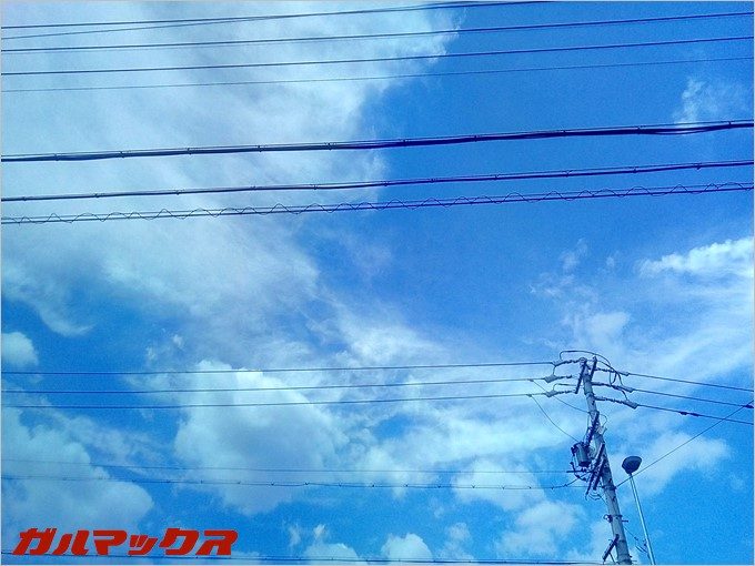CUBOT DINOSAURで空を撮影