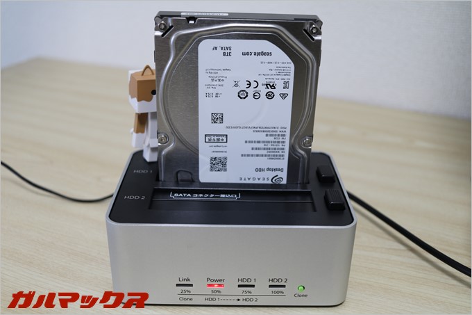 Seagateの内蔵型HDD/3TB（ST3000DM001）を外付けHDD化して使ってみた -
