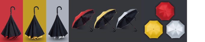 REMAXの傘は3カラー展開