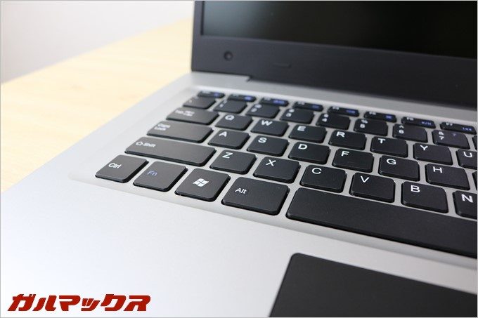 Jumper Ezbook 3のキーボードはカチャカチャ音が気になる。