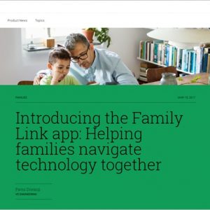Google、13歳未満の子供を持つ両親がAndroidスマホを制御出来る「FamilyLink」サービス提供へ