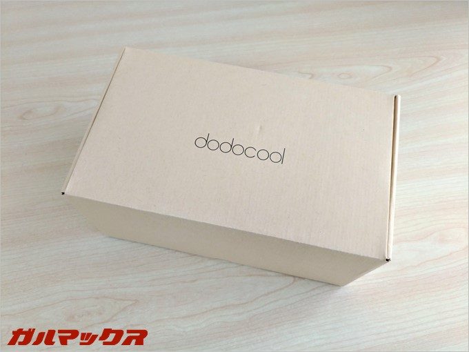 dodocoolのロゴ入りの箱で届きました