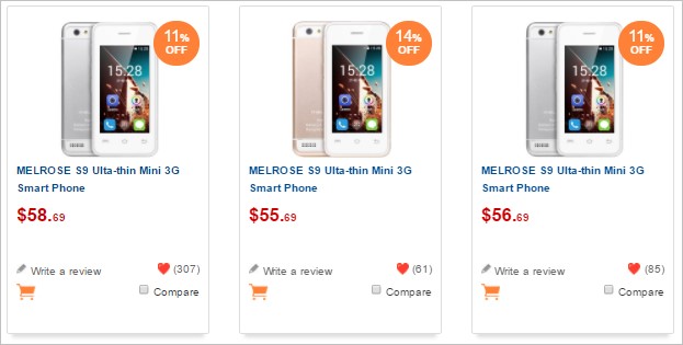MELROSE S9の価格