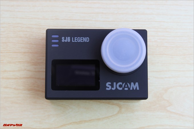 SJCAM SJ6 LEGENDはレンズの保護が可能なシリコン製のレンズキャップが付属してました