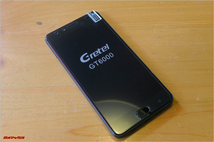 Gretel「GT6000」の指紋認証ユニットはホームボタン一体型でタッチセンサー式です。