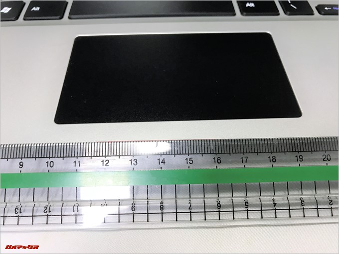 Jumper EZbook 3Sのタッチパッドは3点マルチタップに対応していない
