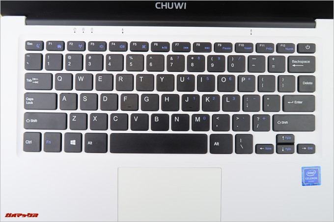 CHUWI LapBookのキーボードはUS配列です
