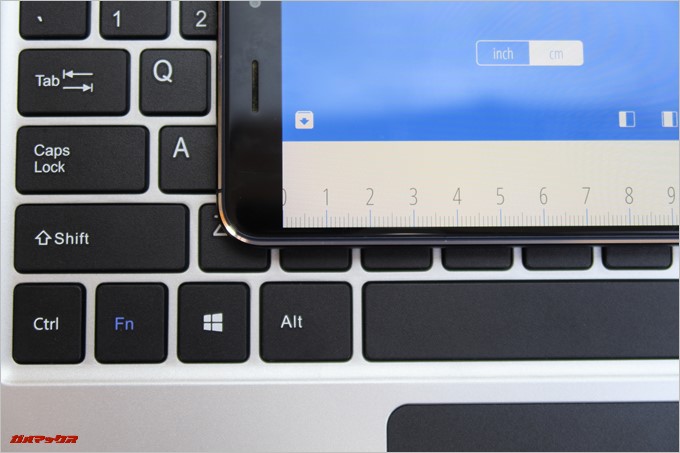 Jumper EZbook 3SEのキーボードサイズは16mm