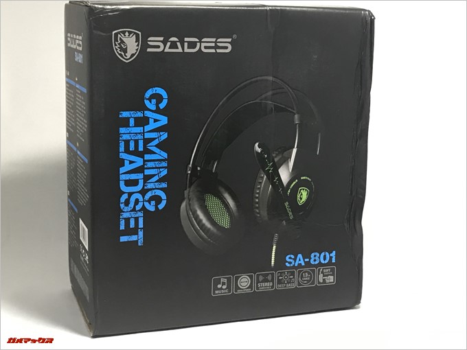 SADES SA-801の外箱はボロボロでした