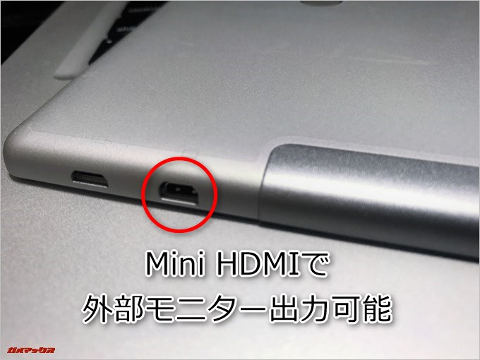 Teclast Master T10にはMini HDMIが備わっています