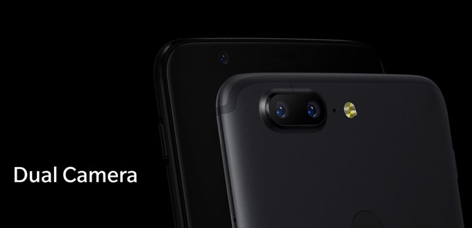 OnePlus 5TのダブルレンズカメラはF値1.7でメインカメラと同等レンズ。光学ズームレンズはなくなった