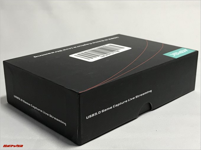 AGPtEK HDMIゲームキャプチャーはブラックの箱に入って届きました。