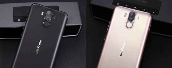 Ulefone Power 3はブラックとゴールドのカラーを選択可能です。