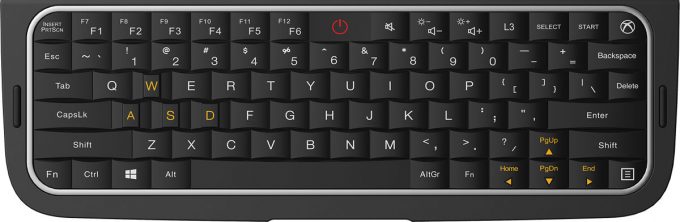 GPD WIN 2はキーボードを備えており打ちやすいフルタイプが採用されています。いつでもチャットに返事を書くことが可能です。
