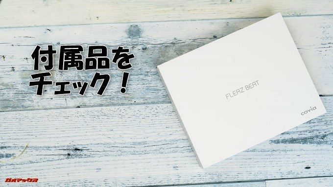 FLEAZ BEATの付属品をチェック