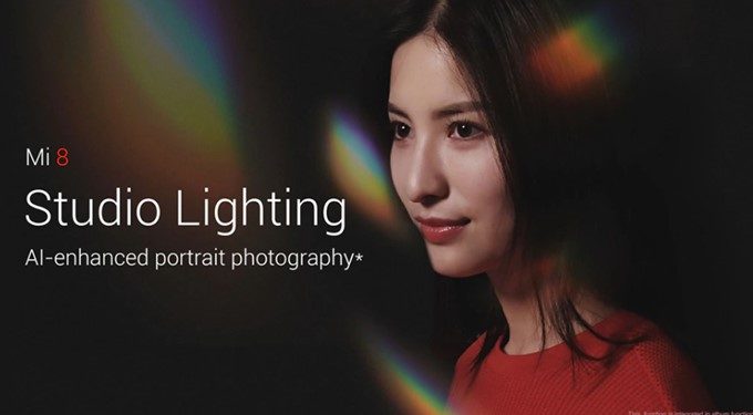 Xiaomi Mi 8のスタジオライディング機能でプロ並みの照明効果を得ることが簡単に出来ます。これもAIのお陰