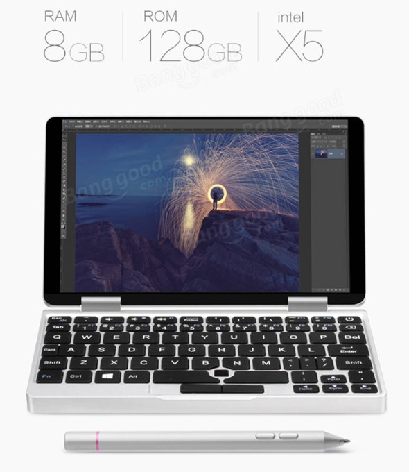 One Netbook One Mixは大容量なメモリ8GBと保存容量128GBを搭載しています。
