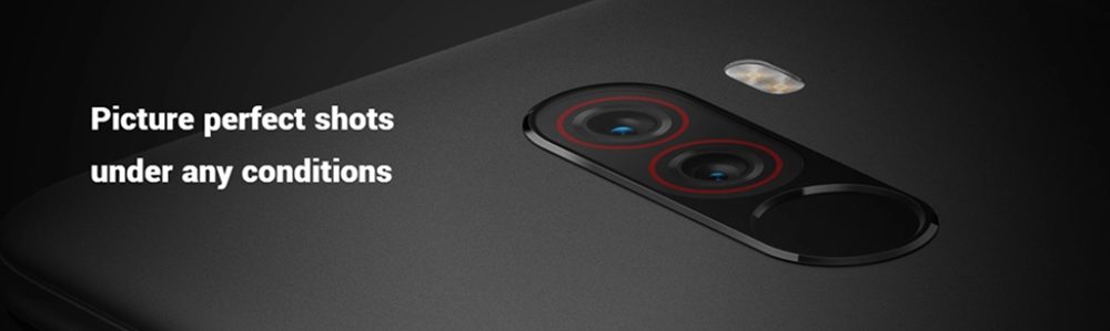 Xiaomi Poco F1は1200万画素+500万画素のデュアルカメラを搭載
