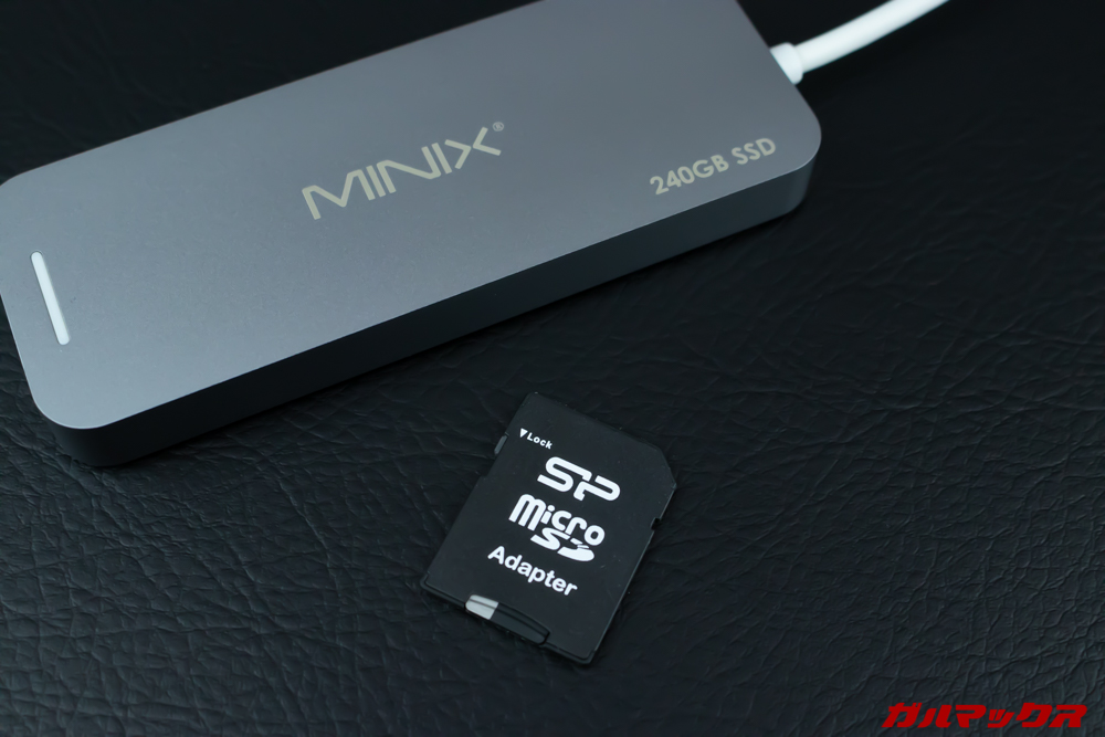 MINIX NEOはSDカードが利用できない。