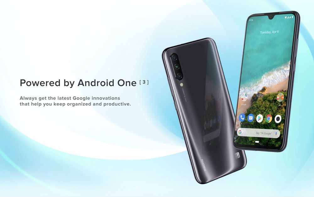 Xiaomi Mi A3はAndroid One仕様。