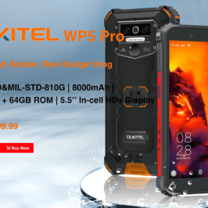 OUKITEL WP5 Proのスペックまとめ！8,000mAhバッテリー搭載タフネス系エントリースマホ！