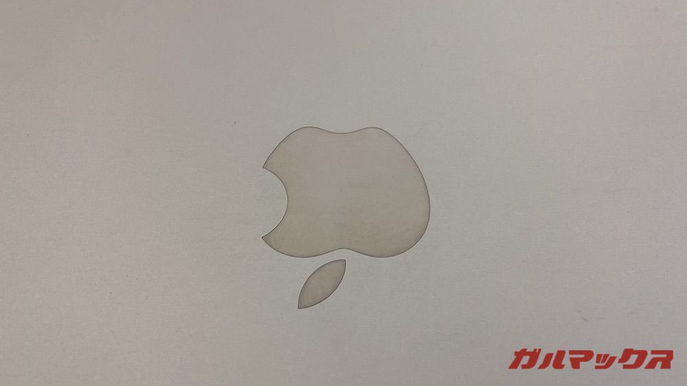 MacBookのAppleロゴ
