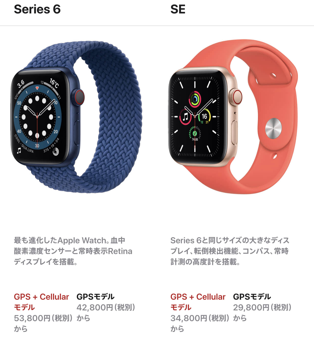 Apple Watch 6-Apple Watch SE