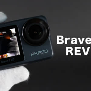 AKASO Brave 7 LEのレビュー！前面ディスプレイ搭載で自撮りしやすいアクションカメラ！