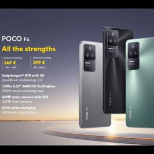 POCO F4/メモリ6GB（Snapdragon 870）の実機AnTuTuベンチマークスコア