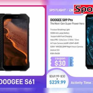 DOOGEE S61シリーズ、S89 Proがセール中！ナイトビジョンカメラ搭載タフネスが1.5万円〜