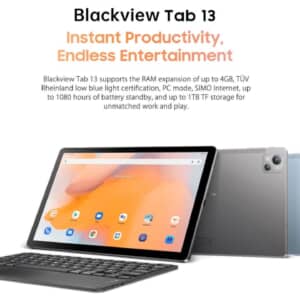 「Blackview Tab 13」発表！PCモードにSIMスロット、GPS対応の10.1インチタブレット