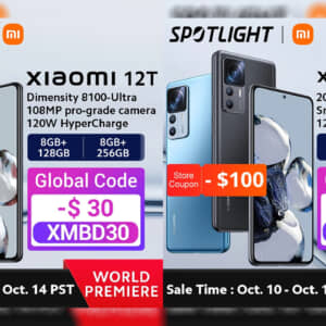 割引額やばすぎ！最新ハイエンド「Xiaomi 12T」「Xiaomi 12T Pro」が発売記念セール開催！