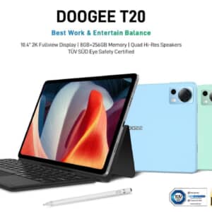 「DOOGEE T20」発表！WUXGA+解像度にクアッドスピーカー、SIM対応、GPS搭載のタブレット