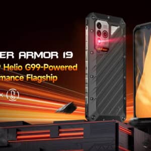 Ulefone「Power Armor 19」発表！Helio G99搭載、120Hz画面で温度計も搭載した4Gタフネススマホ