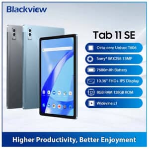 「Blackview Tab 11 SE」発表！AnTuTu23万点のミドルタブ。SIM、GPSに対応！