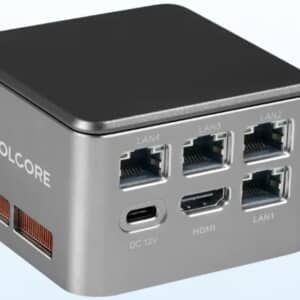「iKOOLCORE R1」発表！手のひらサイズの筐体に大量の有線LANを搭載したニッチなミニPC！