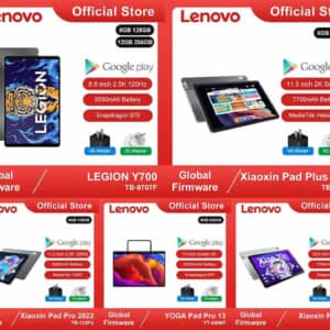 120Hz対応モデルが3万円！ゲーミング向けから動画視聴までLenovo製タブレット5種がAliExpressでセール中！