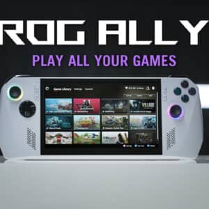 ASUSのゲーム機型PC「ROG ALLY」発表！AAAタイトルのゲームも外で遊べる！