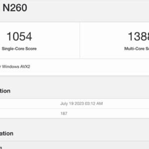 Intel N50のGeekbenchスコアが掲載。シングルコア性能はRyzen 5 1600、マルチコア性能はCore i7-4500U並みかも！