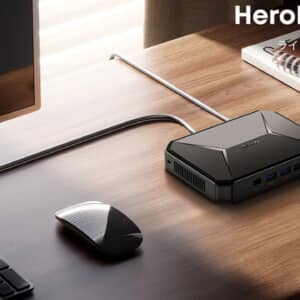 CHUWI「HeroBox 2023」のスペックまとめ！メカメカしい筐体にIntel N100を搭載したミニPC！