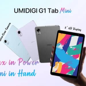 8型のAndroid 14搭載エントリータブレット「UMIDIGI G1 Tab Mini」が登場しましたよ！