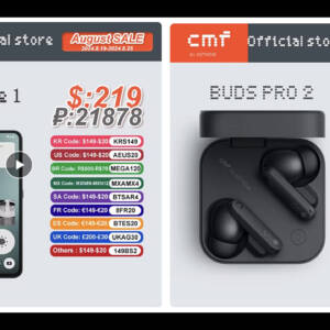 CMF Phone 1とCMF Buds Pro 2がセールで割引されるぞ！