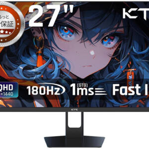 安すぎ21,120円。27型WQHD/180Hzのゲーミングディスプレイ「KTC H27T22S」が驚愕コスパ