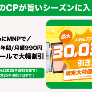 mineoへの乗り換えが旨いシーズンに入った！半年月額割引やスマホ大幅割引など