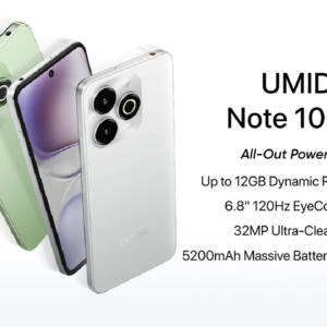 UMIDIGI Note 100x 5Gのスペックまとめ！UNISOC T8200を搭載するエントリースマホ！