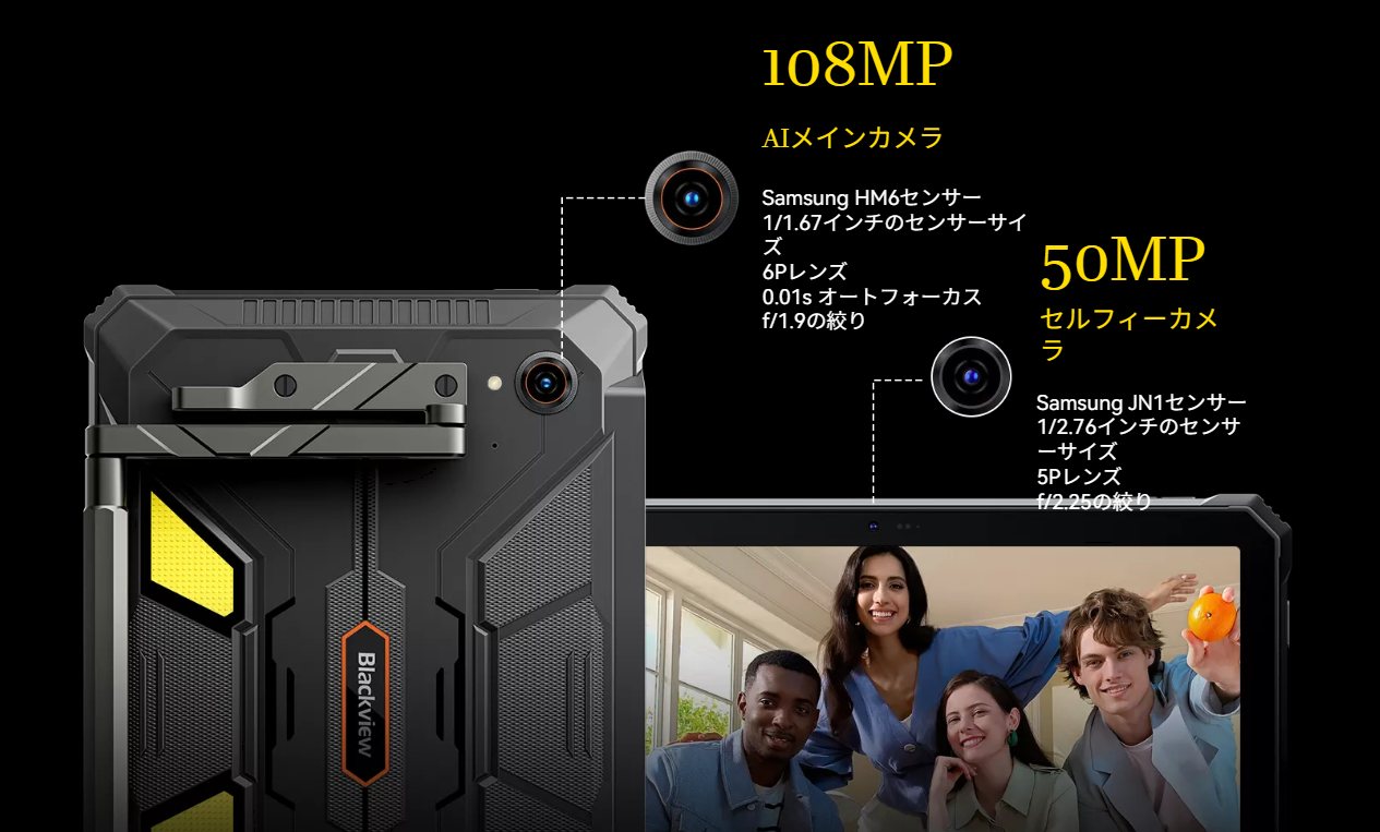 Blackview Active 12 Pro 5Gのスペックまとめ！本体にプロジェクターを