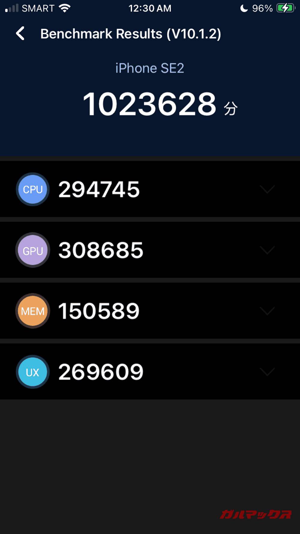 iPhone SE（第2世代） antutu-10050906