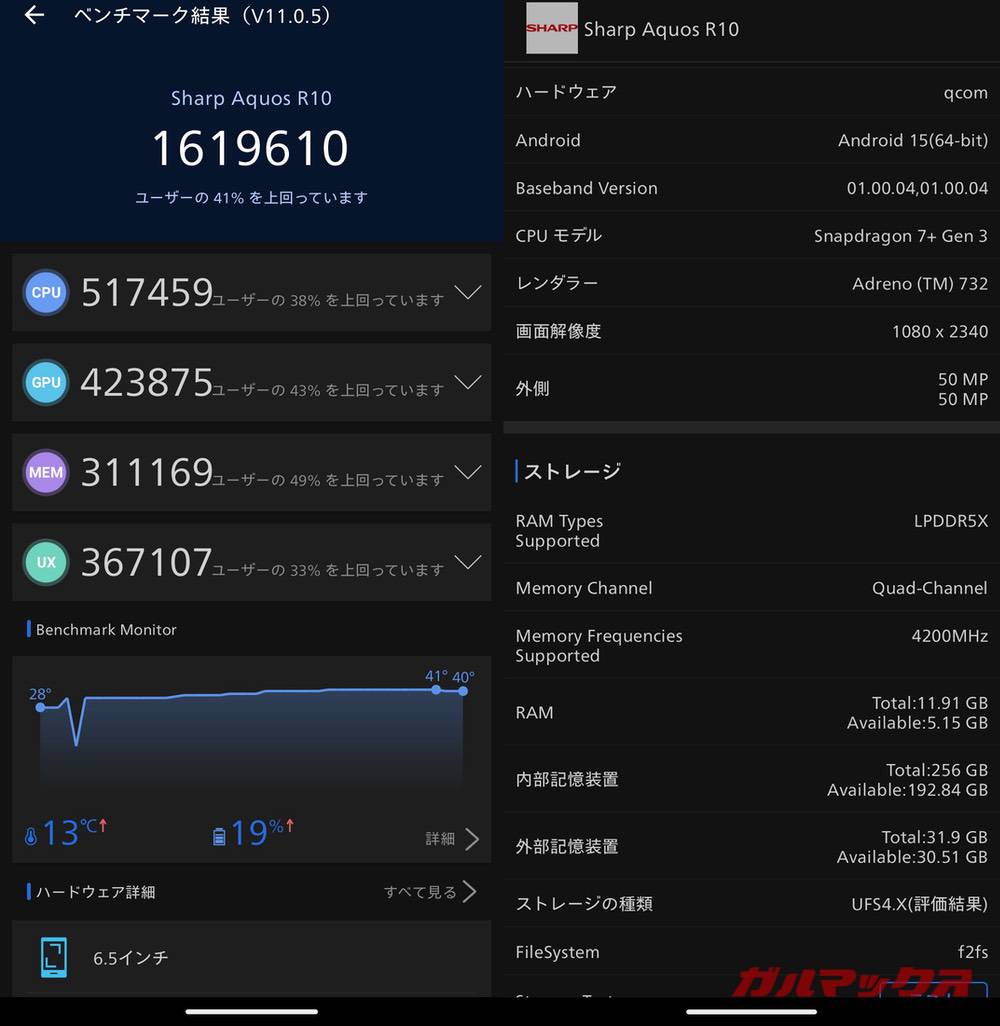 AQUOS R10 antutu-11131106