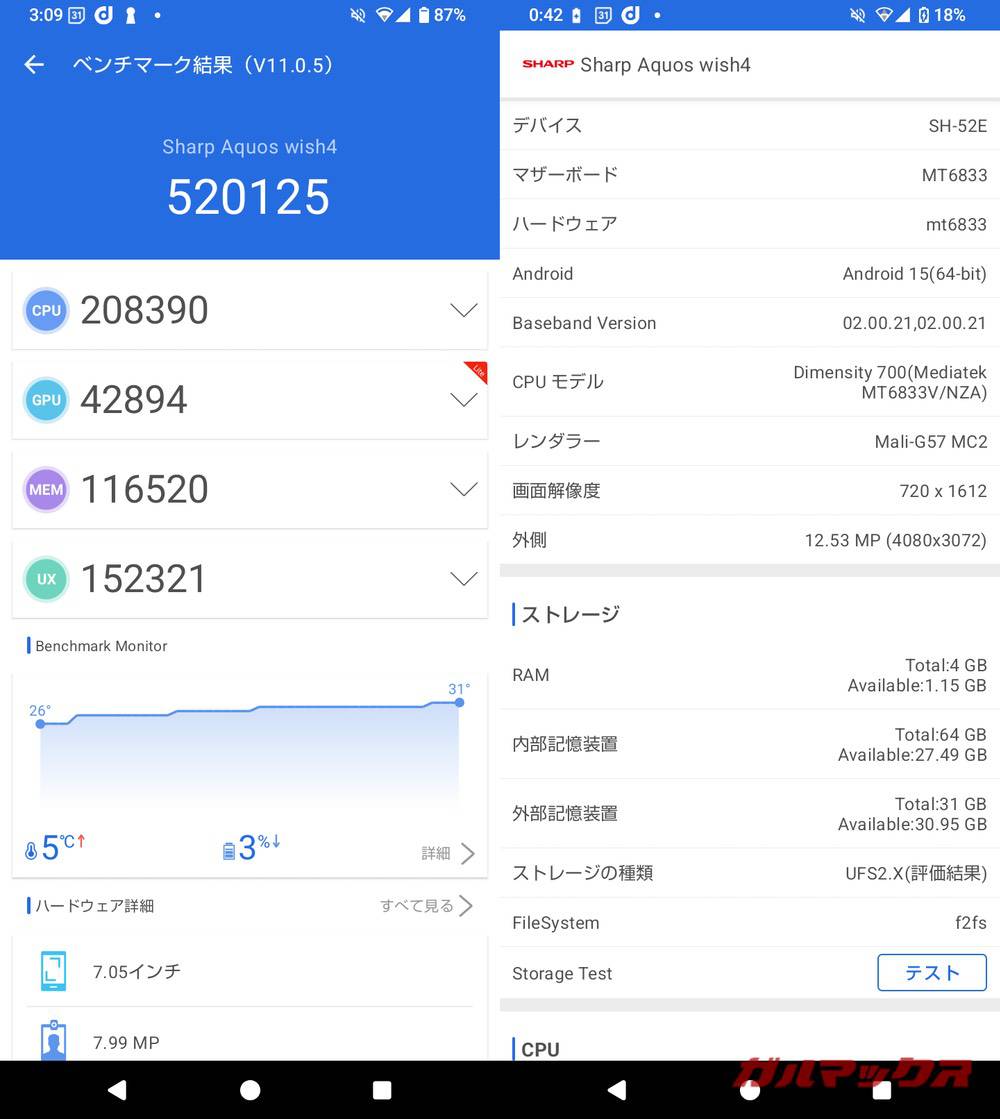 AQUOS wish4 antutu-11061003