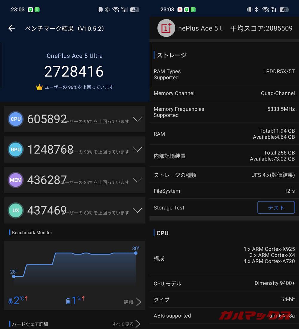 OnePlus Ace 5 Ultra antutu-11071417